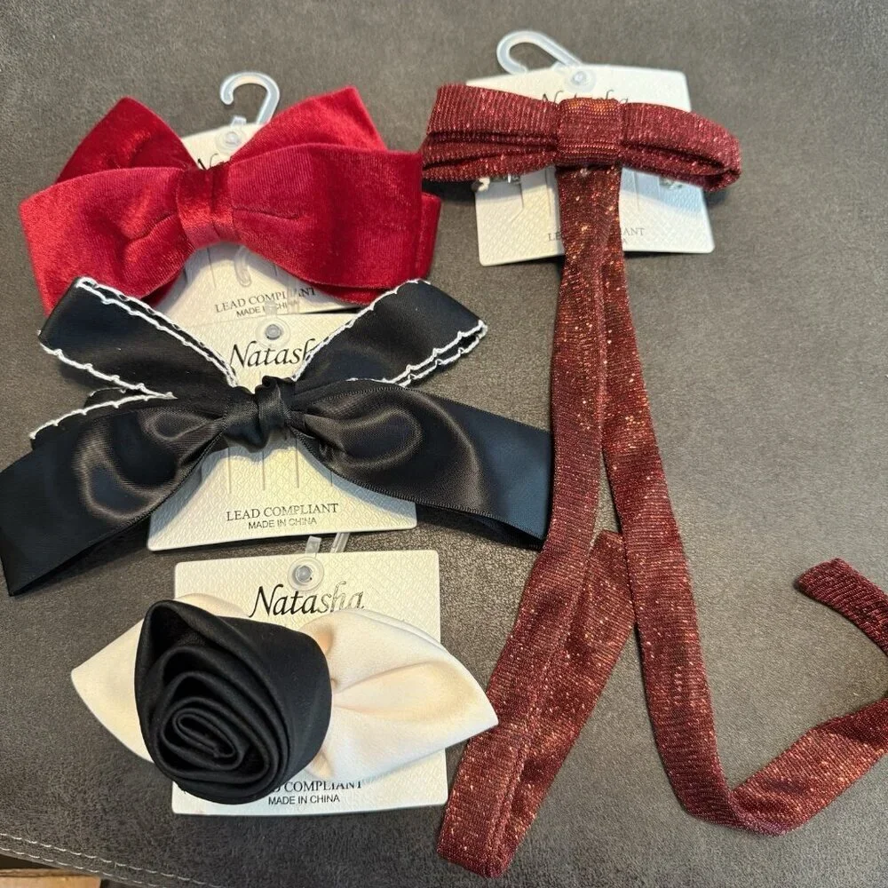 Natasha Colorful Aesthetic Minimalist Stylish Hair Accessories Bundle NWT